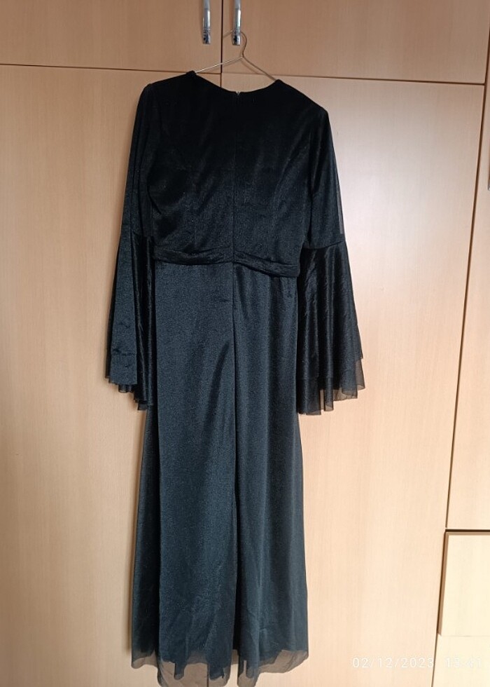 Siyah simli abiye - Görsel 2