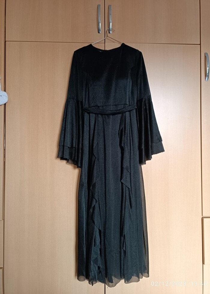 Siyah simli abiye - Görsel 3