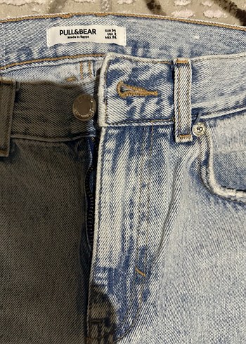 Gri Bol Kesim Kadın Midi Kot Pantolon - Görsel 2