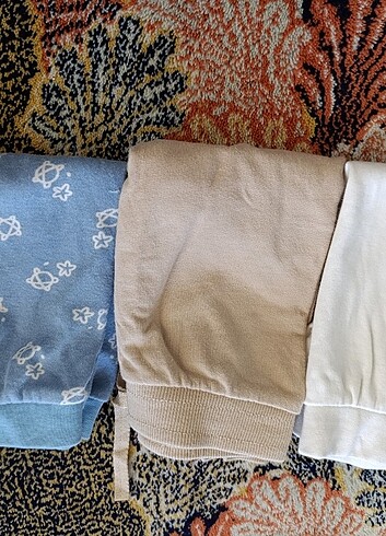 9 Ay Beden turkuaz Renk Bebek pijama alti