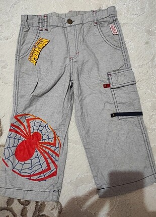 Spiderman çocuk kapri şort pantolon