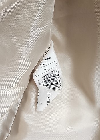 Bej Yün Kadın  Kaban 40 beden - Görsel 3