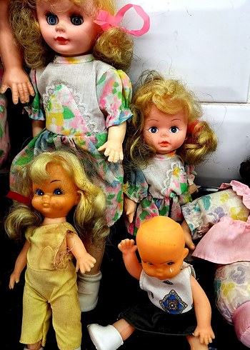 vintage bebekler 9 adet - Görsel 4