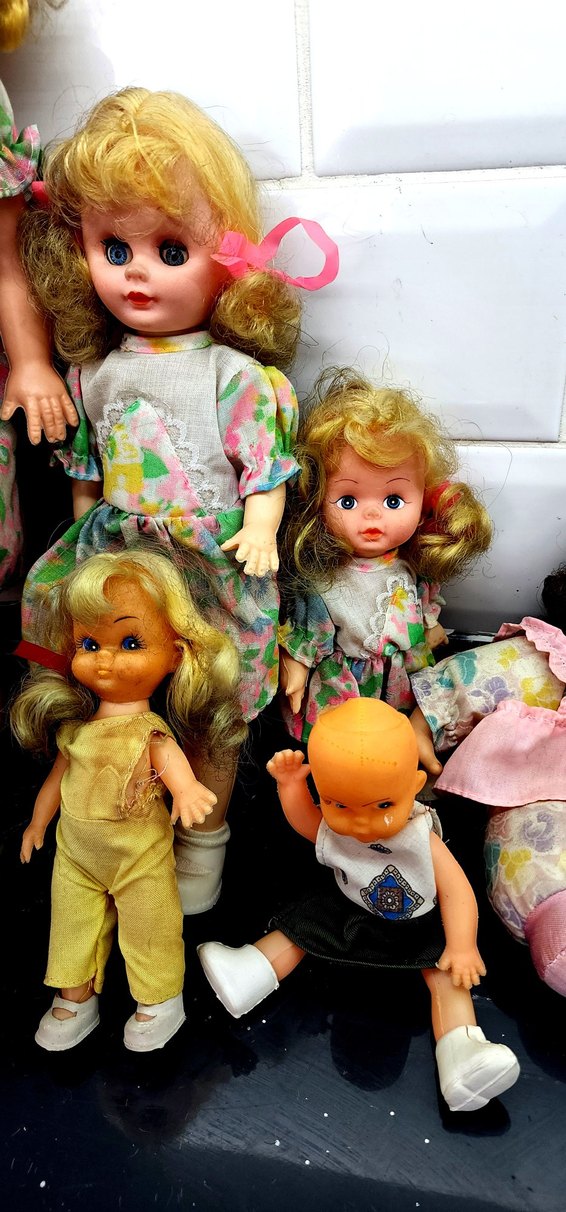 vintage bebekler 9 adet - Görsel 4