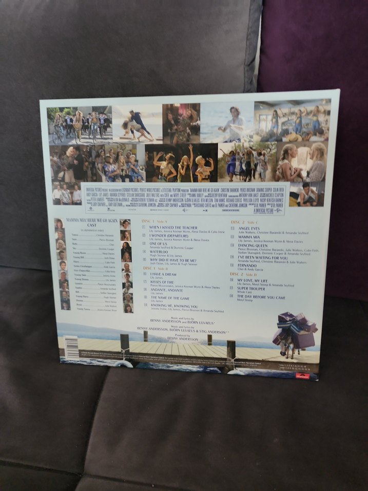 Mamma Mia! soundtrack plak 2lp - Görsel 3