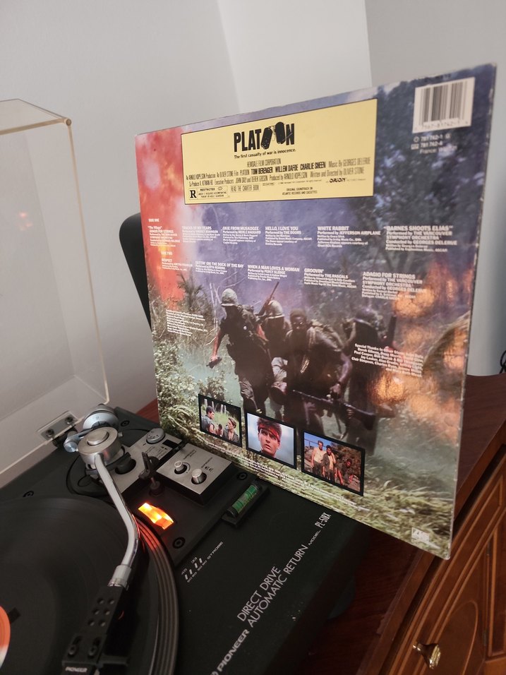 PLATOON SOUNDTRACK DÖNEM BASKI PLAK - Görsel 2