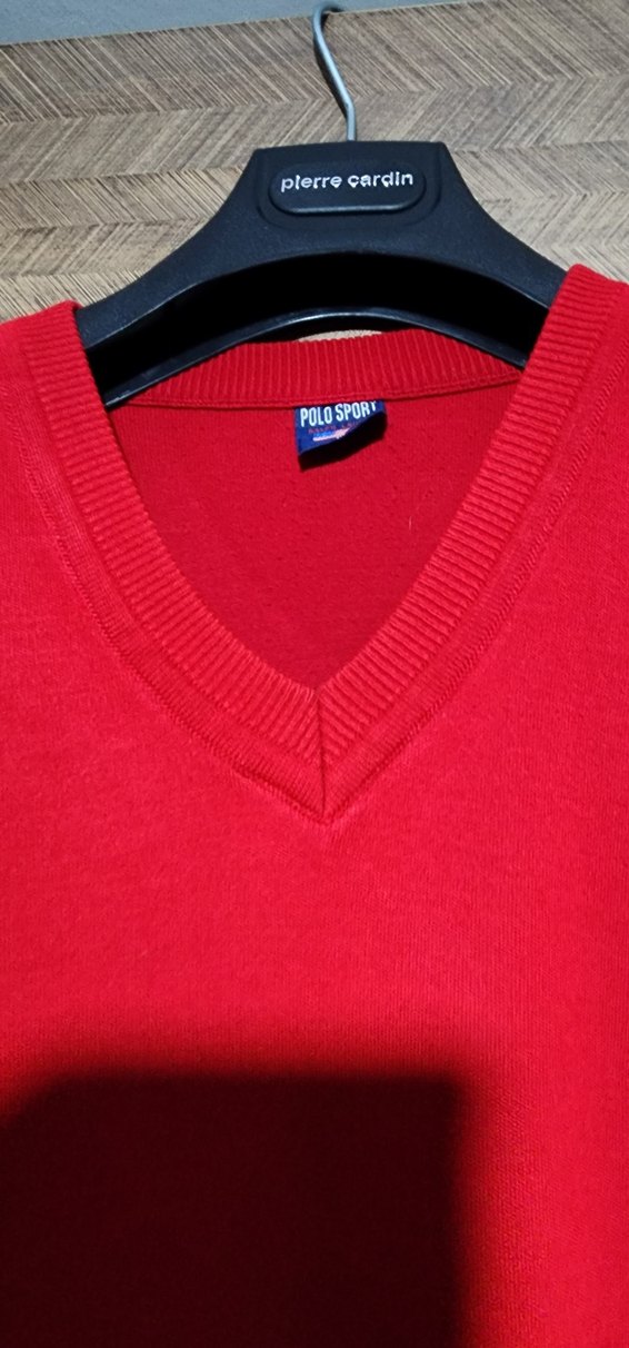 POLO V Yaka Erkek YÜN Kazak L-M - Görsel 2