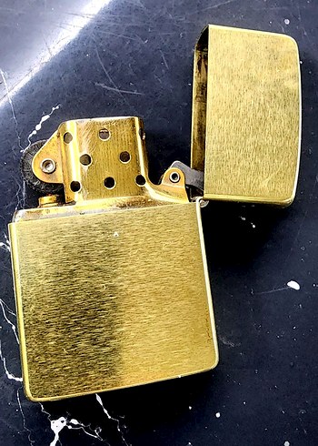 ZIPPO 1990 ORJİNAL HAM PİRİNÇ - Görsel 5