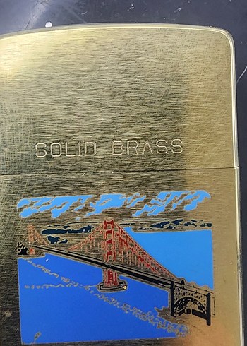 ZIPPO 1990 ORJİNAL HAM PİRİNÇ - Görsel 7