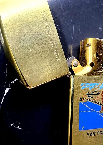 ZIPPO 1990 ORJİNAL HAM PİRİNÇ - Görsel 4