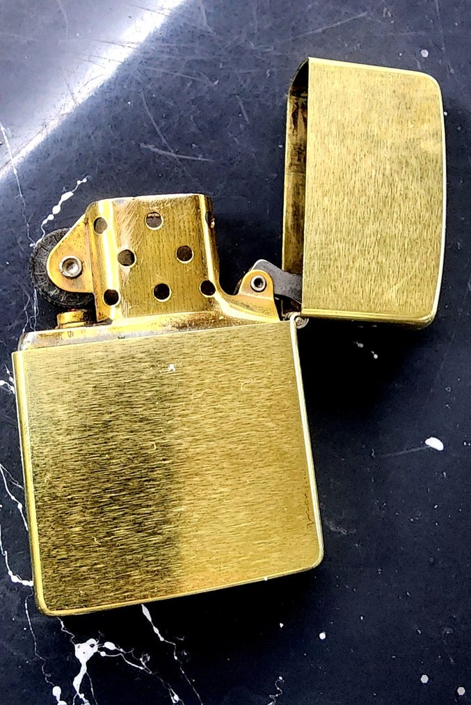 ZIPPO 1990 ORJİNAL HAM PİRİNÇ - Görsel 5