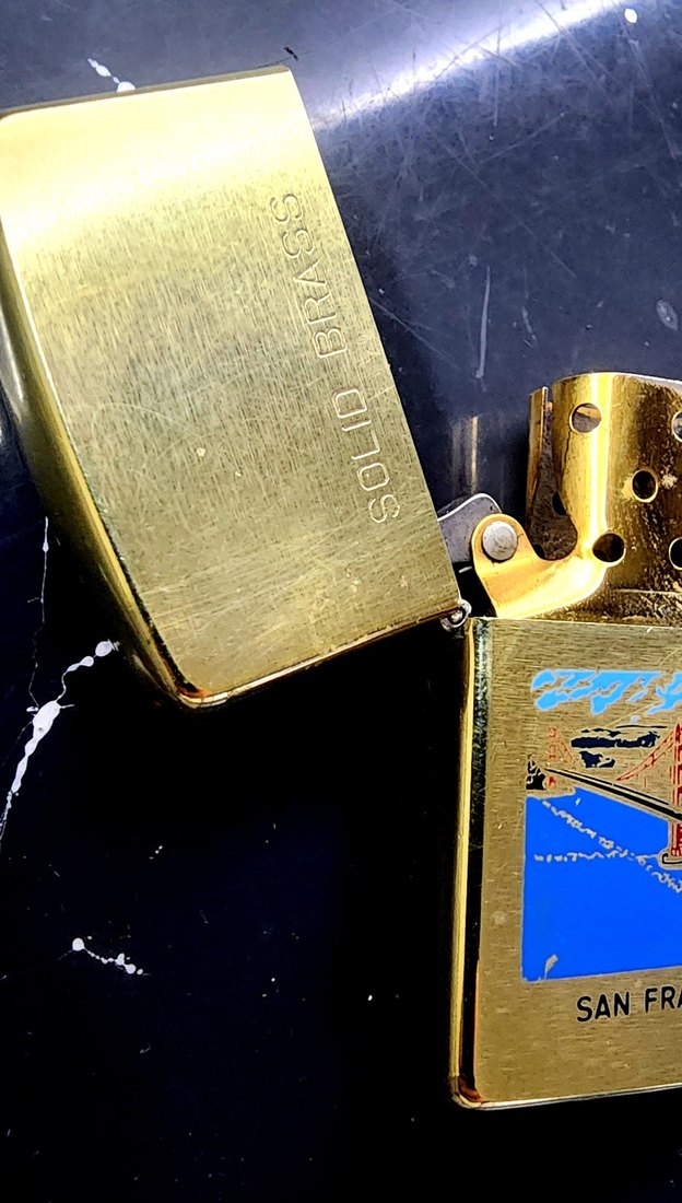ZIPPO 1990 ORJİNAL HAM PİRİNÇ - Görsel 4