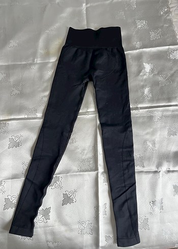 Siyah Kadın Spor Tayt - Görsel 3