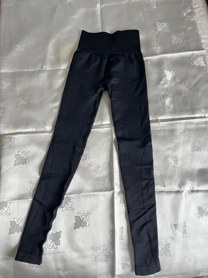 Siyah  Kadın Spor Tayt - Görsel 3