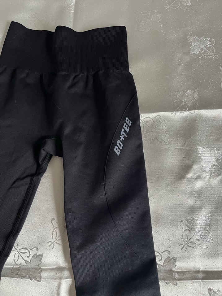 Siyah  Kadın Spor Tayt - Görsel 2