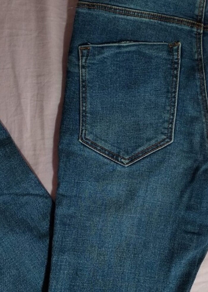 Stradivarus Lacivert Pantolon  - Görsel 4