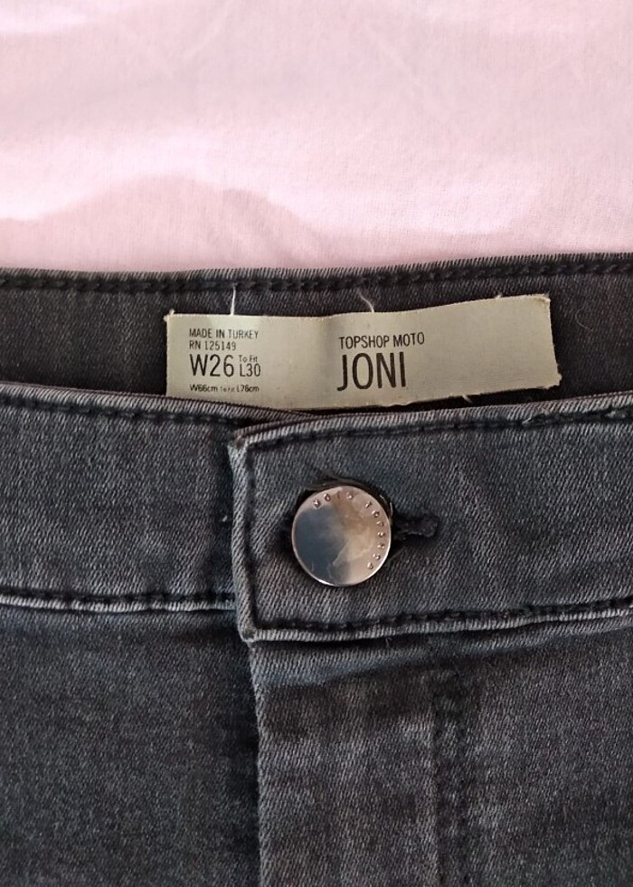 Joni Siyah Kot pantolon  - Görsel 2