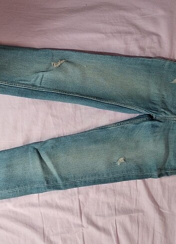 Zara Authentic Denim Dar Pantolon - Görsel 5