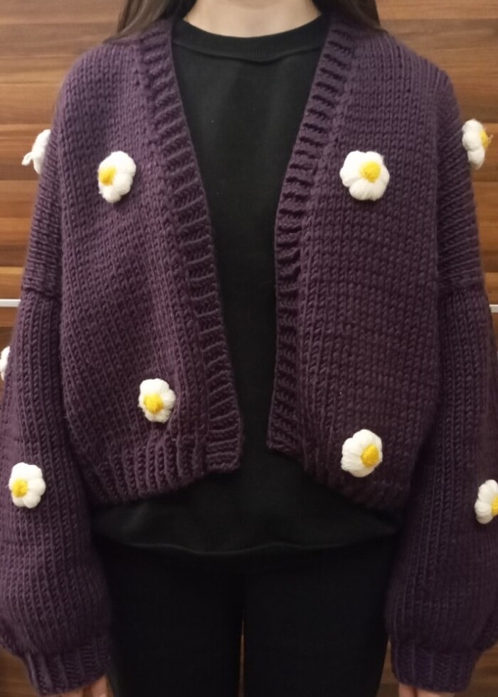 El örgüsü bolero hırka  - Görsel 3