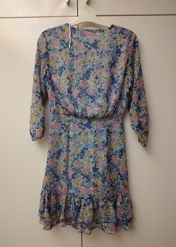 Zara Çiçekli Mini Bohem Elbise - Görsel 8