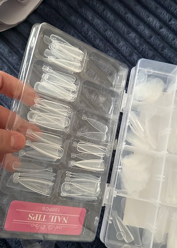 Beyaz Takma Tırnak Seti - Görsel 3