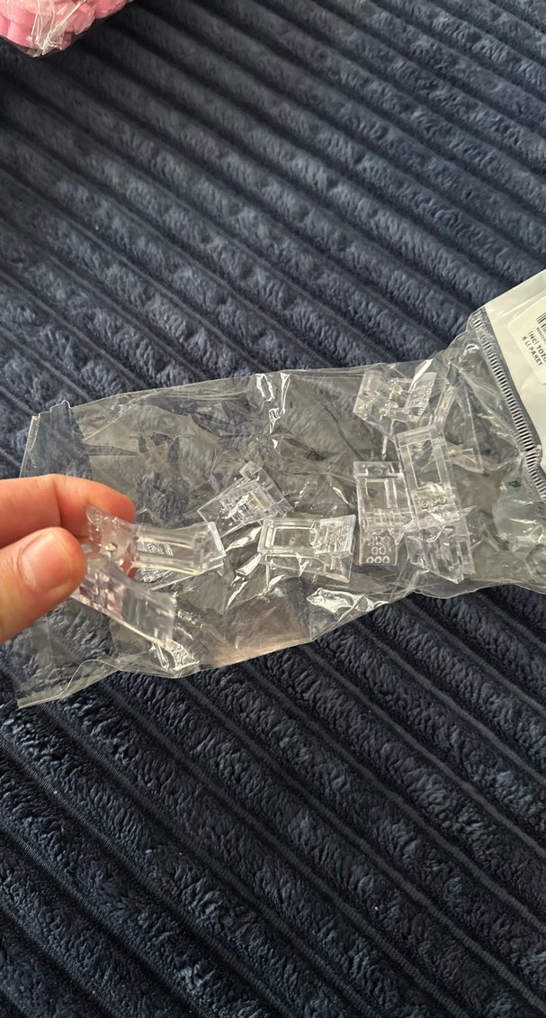 Şeffaf Tırnak Dekorasyon Klipsleri - Görsel 2