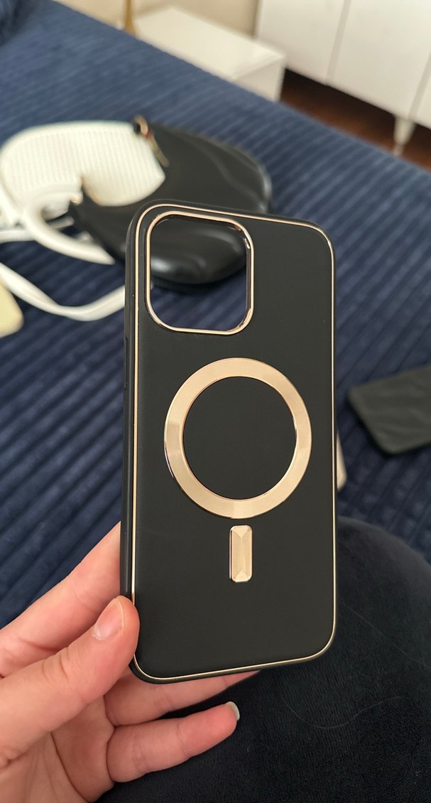 Kemer Tokalı Siyah Street Wear Telefon Kılıfı 14 Pro max - Görsel 2