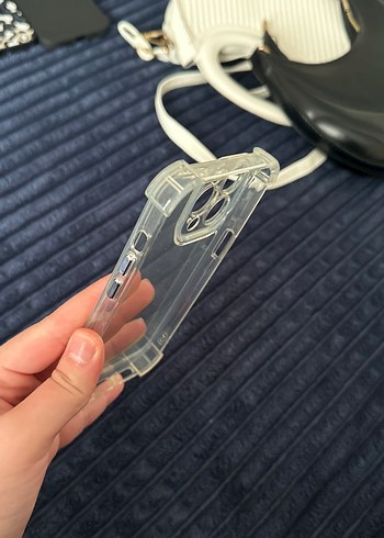 Şeffaf Beyaz Street Wear Telefon Kılıfı 14 Pro max - Görsel 2