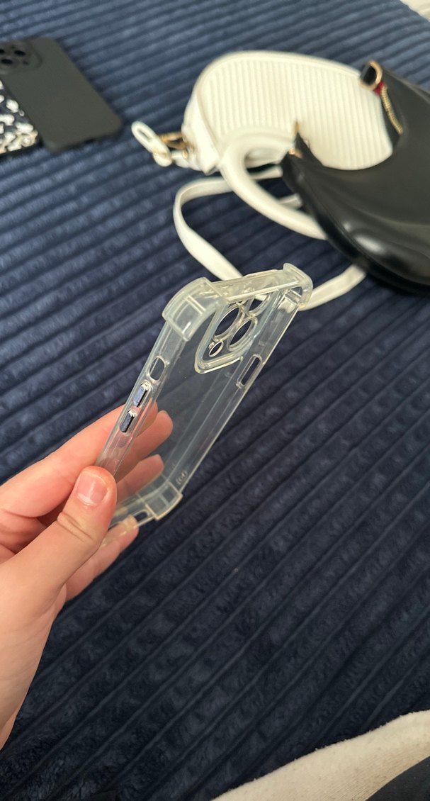 Şeffaf Beyaz Street Wear Telefon Kılıfı 14 Pro max - Görsel 2