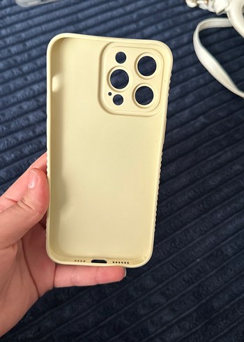 Bej Örgü Desenli Bohem Telefon Kılıfı 14 Pro max - Görsel 2