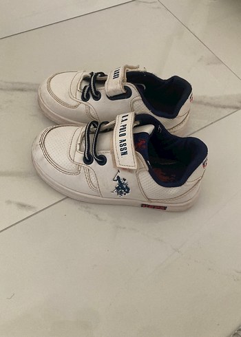 23 Beden beyaz Renk Beyaz Erkek Çocuk Spor Ayakkabı Velcro