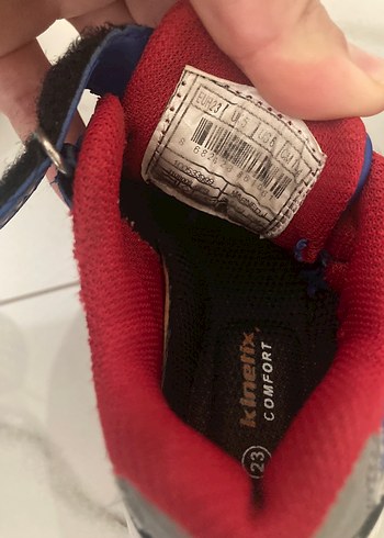 23 Beden mavi Renk Mavi Erkek Çocuk Spor Ayakkabı Velcro