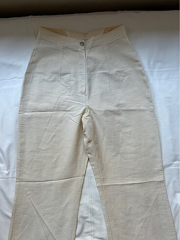 Krem keten pantolon