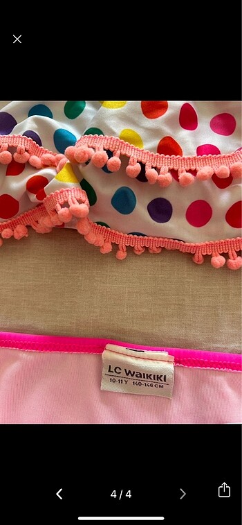 10 Yaş Beden Lcw bikini takımı