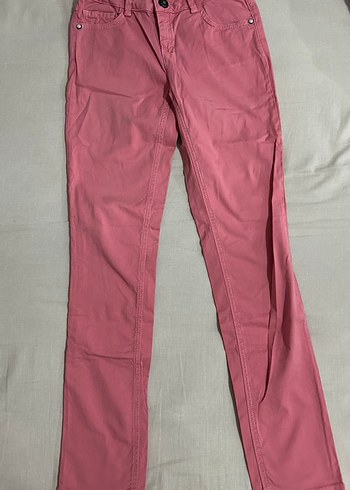 Pembe Normal Boy Kumaş Pantolon