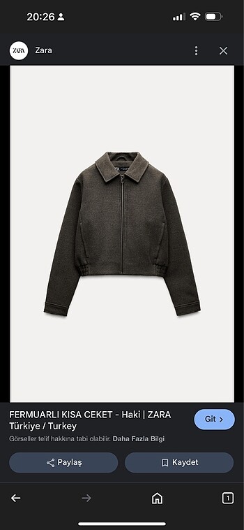 zara ceket