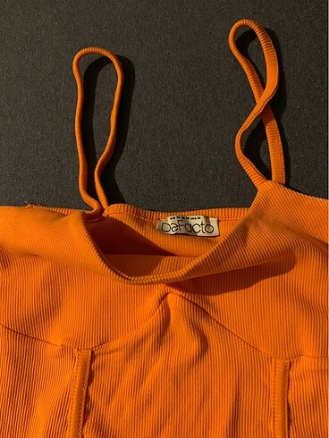 Defacto Turuncu Crop