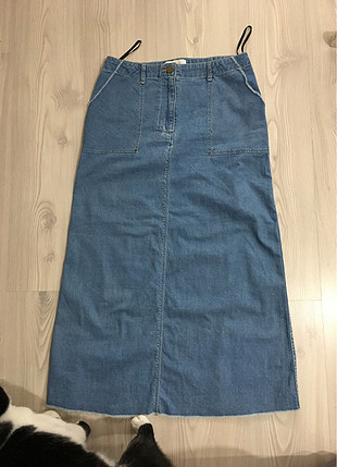 Denim kot etek 