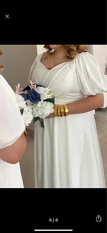 Nikah elbisesi büyük beden