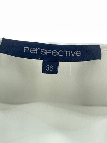 36 Beden beyaz Renk Perspective Gömlek %70 İndirimli.