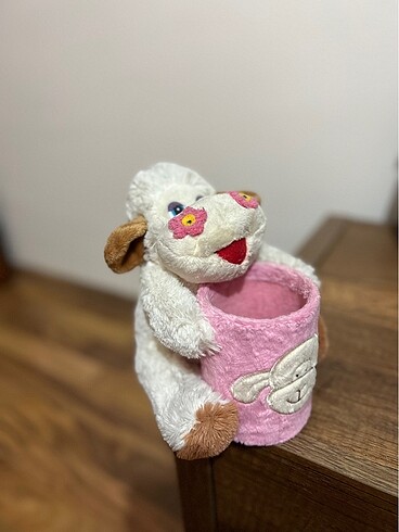 Pembe ayıcıklı kalem kutu