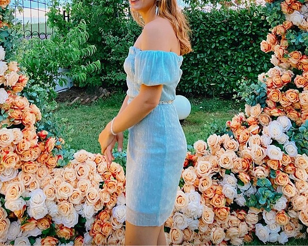 Bebe mavisi elbise