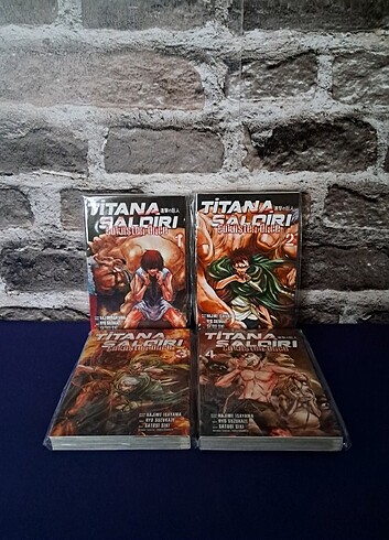 Titana Saldırı Çöküşten Önce 1-2-3-4 Manga