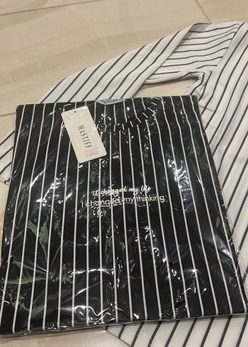 Uzun Kollu Siyah Çizgili Erkek Tişört - Görsel 4