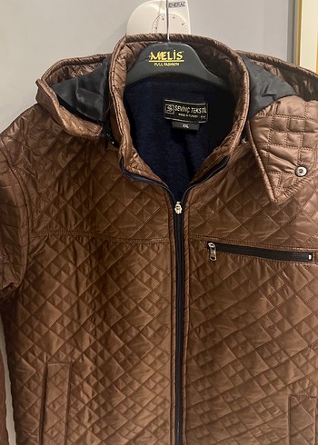 Kahverengi Deri Erkek Ceket - Görsel 2