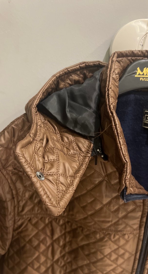 Kahverengi Deri Erkek Ceket - Görsel 4