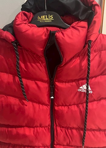 Kırmızı Adidas Erkek Şişme Yelek - Görsel 2