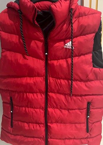 Kırmızı Adidas Erkek Şişme Yelek - Görsel 4