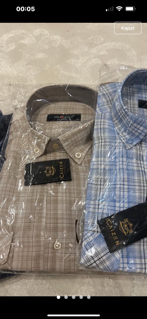 Erkek kareli gömlek - Görsel 5