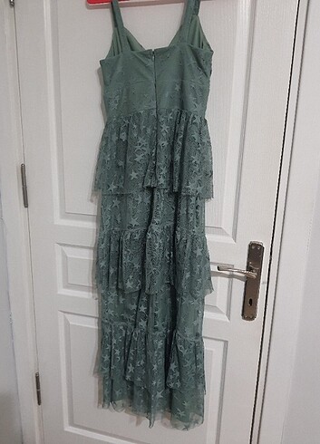 Mint yeşili elbise